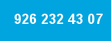 926 232 43 07 926 232 43 07